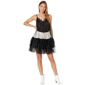 Free People NEW Press Send new mesh tulle tutu dress